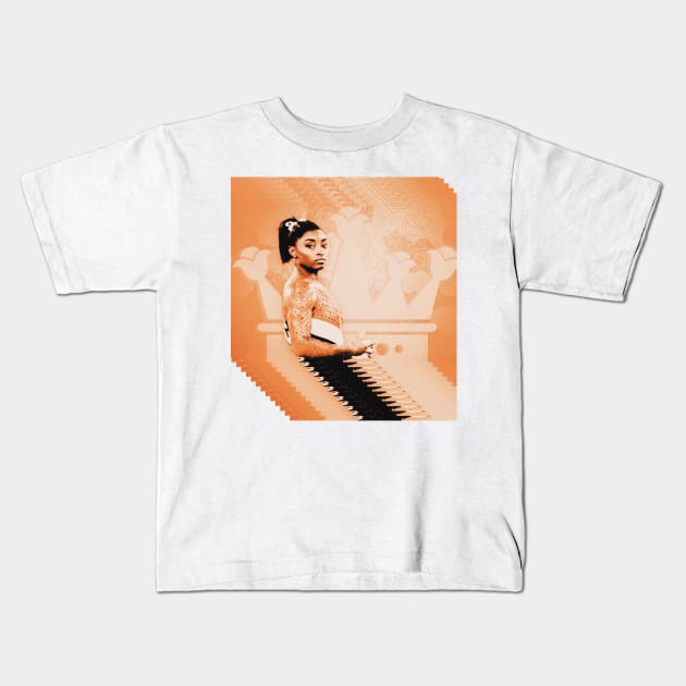 queen simone Kids T-Shirt by gritcitysports